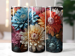 Chrysanthemum Bloom Tumbler Wrap - CraftNest