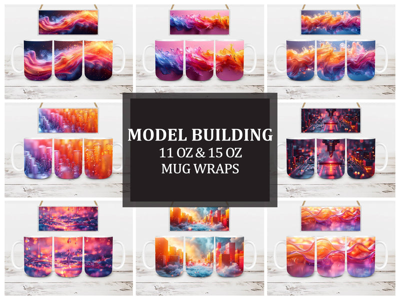 Model Building 1 Mug Wrap - CraftNest - Digital Crafting and Art