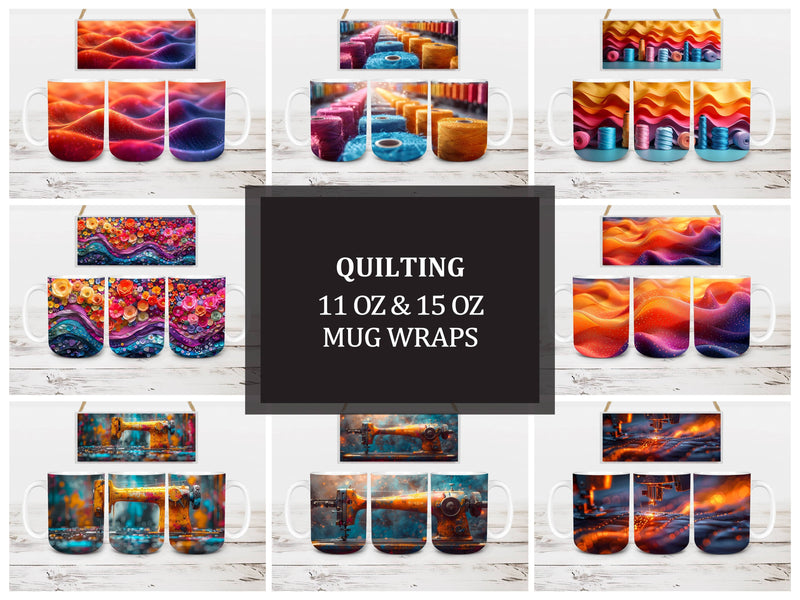 Quilting 4 Mug Wrap - CraftNest - Digital Crafting and Art
