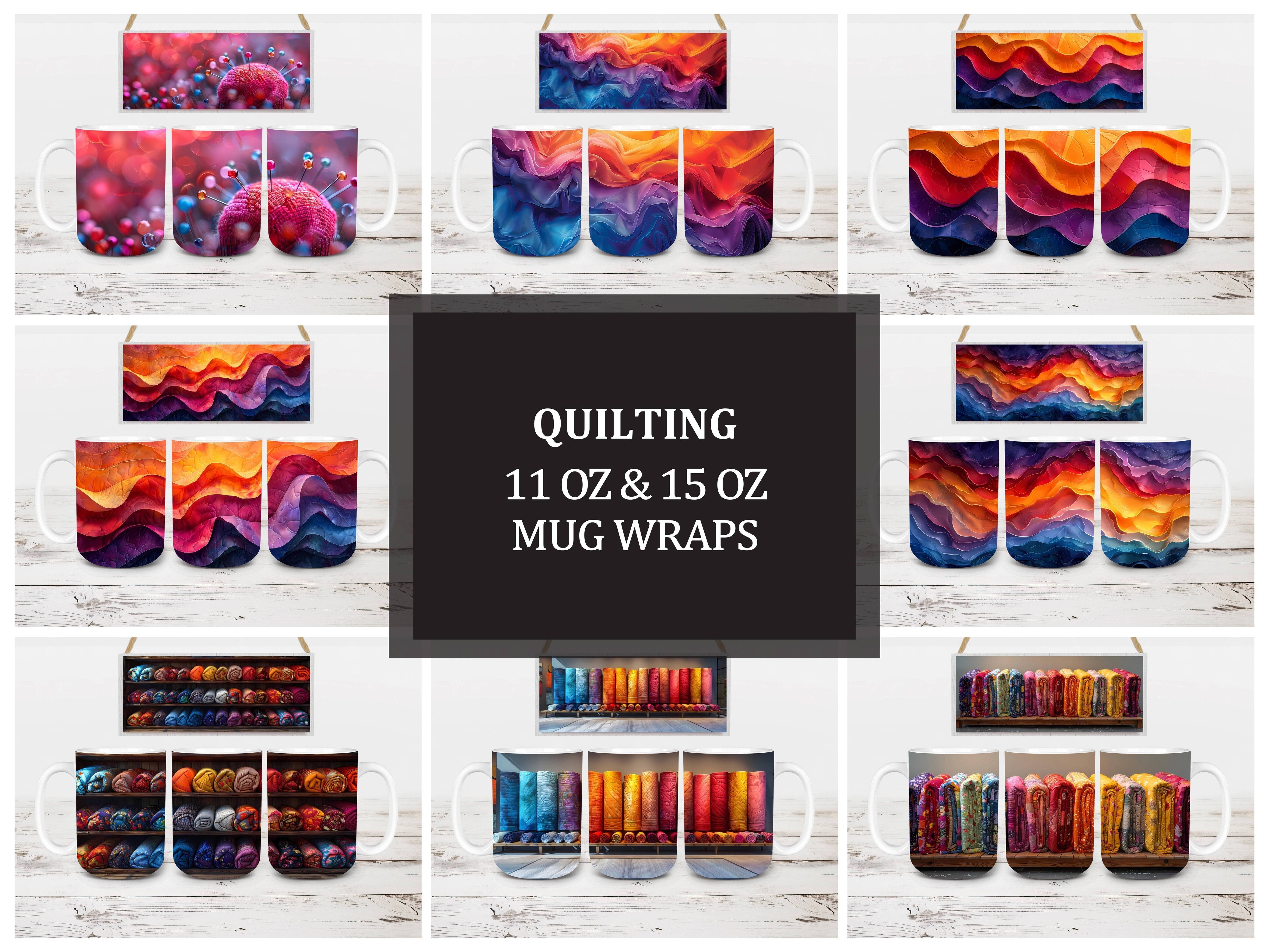 Quilting 2 Mug Wrap - CraftNest - Digital Crafting and Art