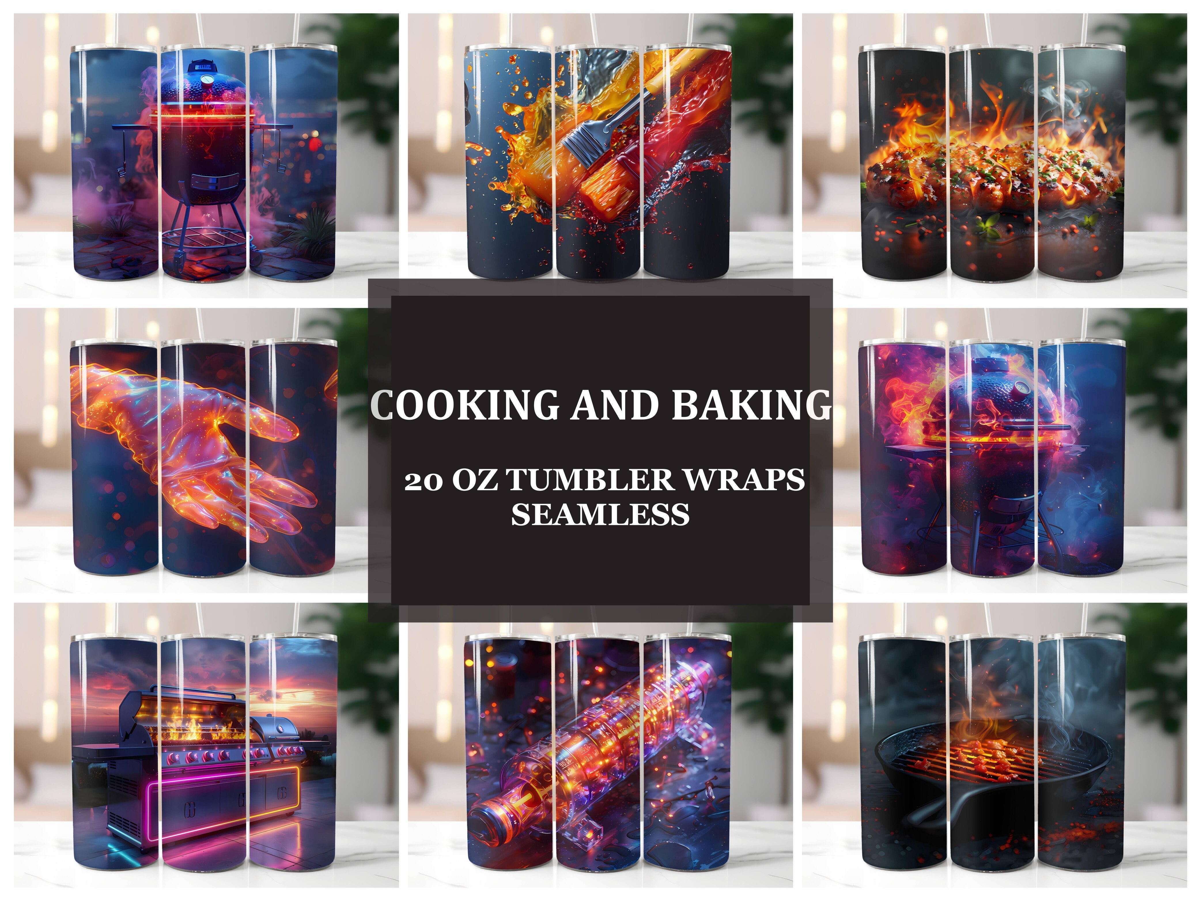 Cooking and Baking 5 Tumbler Wrap - CraftNest - Digital Crafting and Art