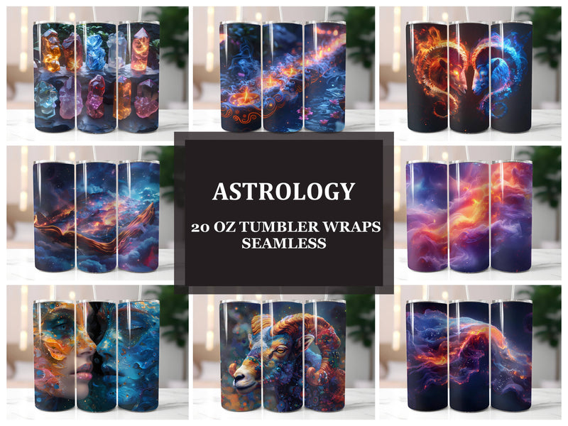 Astrology 1 Tumbler Wrap - CraftNest - Digital Crafting and Art