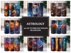 Astrology 2 Tumbler Wrap - CraftNest - Digital Crafting and Art