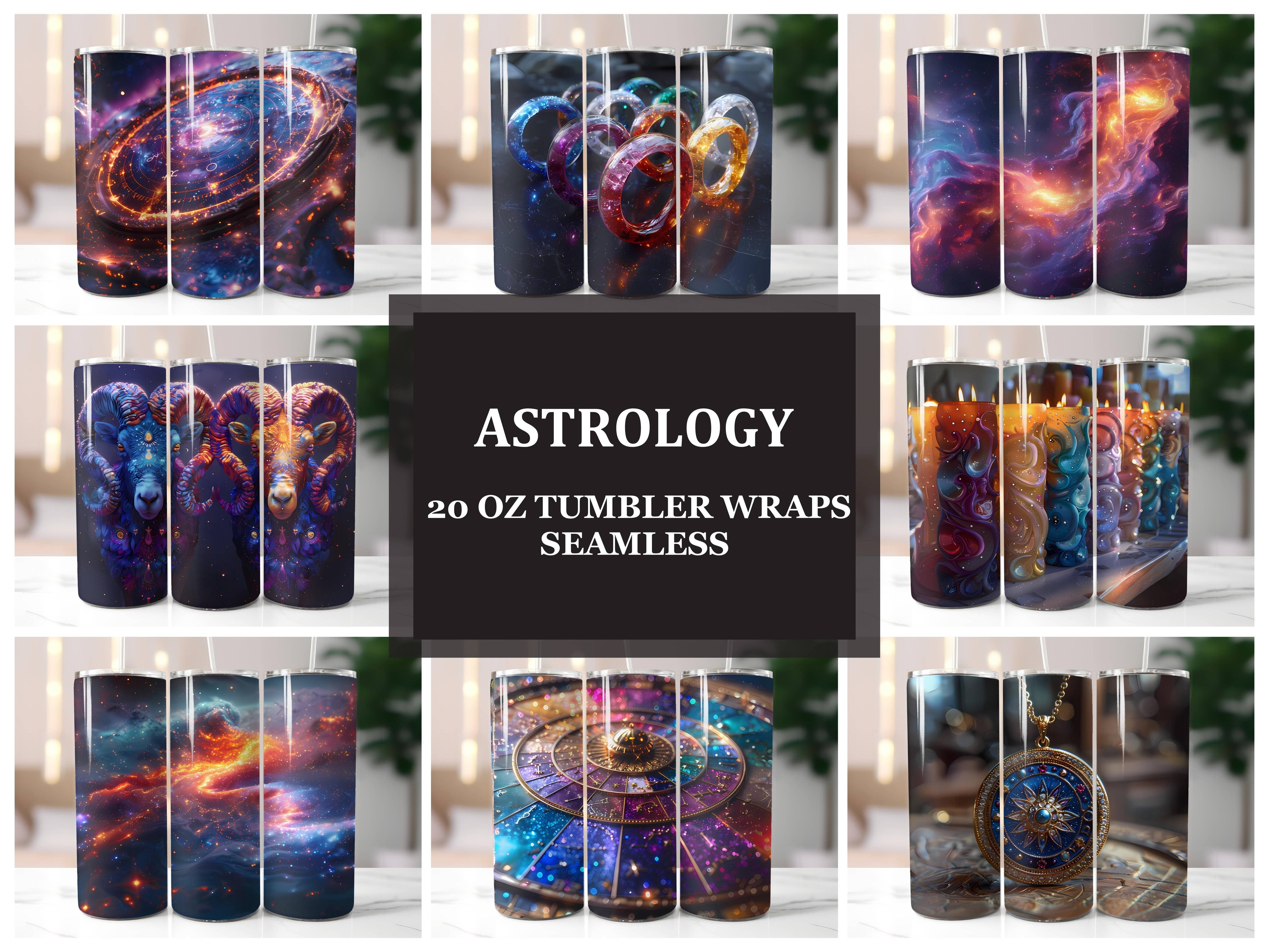 Astrology 3 Tumbler Wrap - CraftNest - Digital Crafting and Art