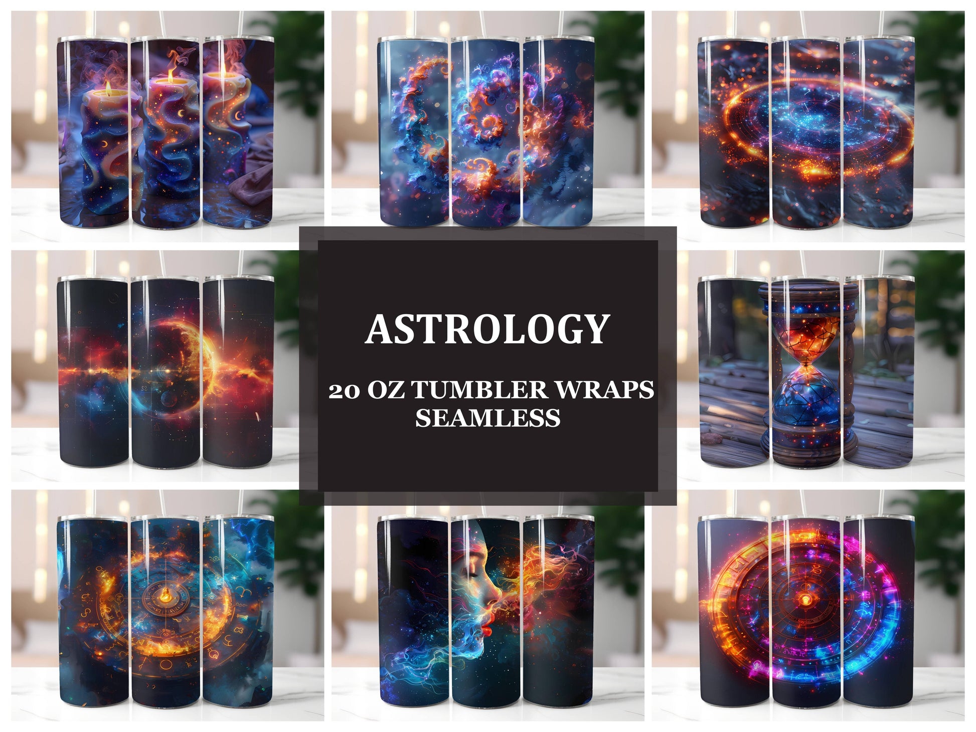Astrology 5 Tumbler Wrap - CraftNest - Digital Crafting and Art