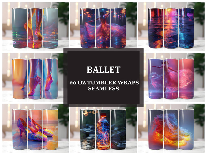 Ballet 5 Tumbler Wrap - CraftNest - Digital Crafting and Art