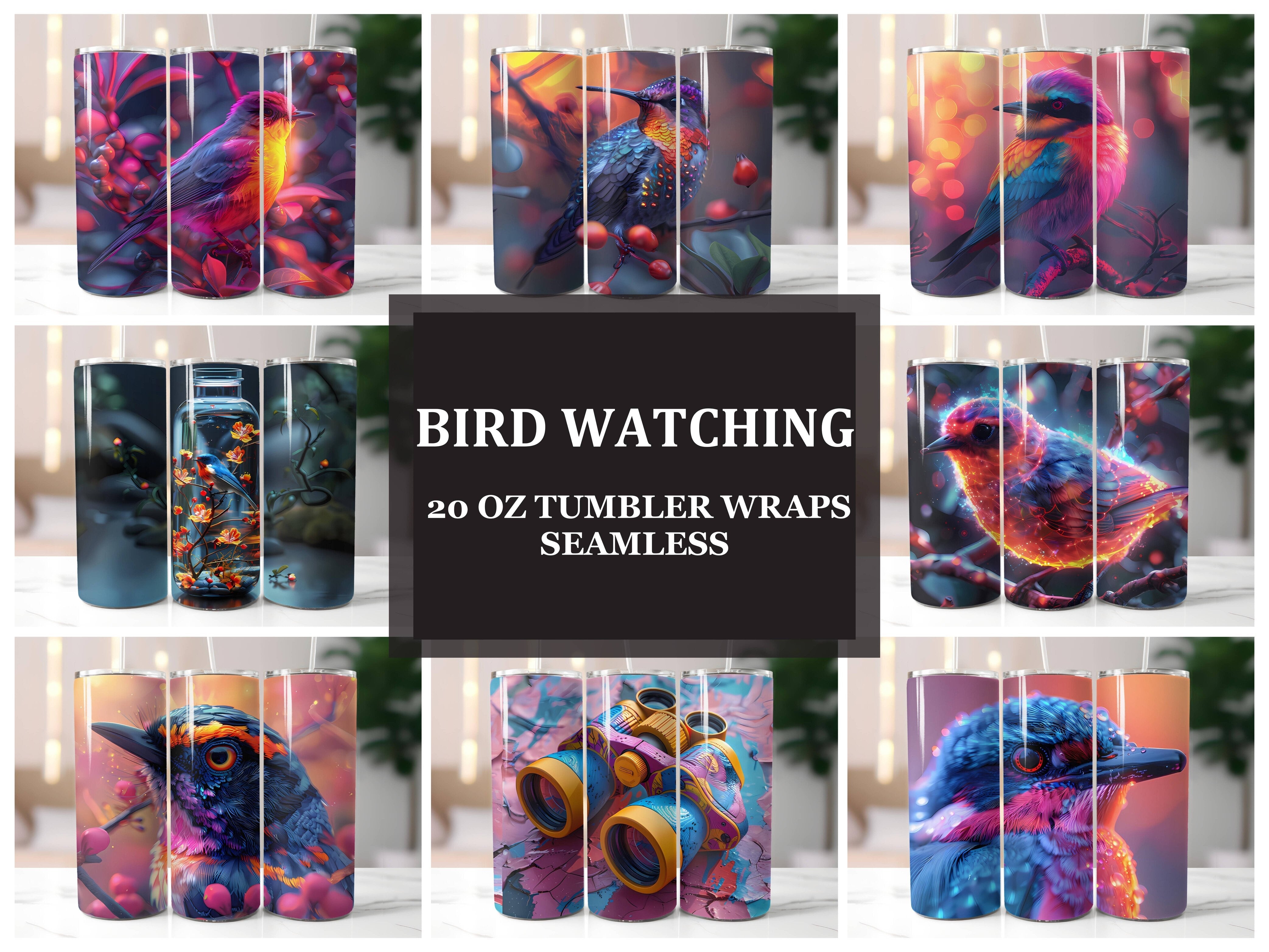Bird Watching 1 Tumbler Wrap - CraftNest - Digital Crafting and Art