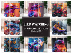 Bird Watching 3 Tumbler Wrap - CraftNest - Digital Crafting and Art