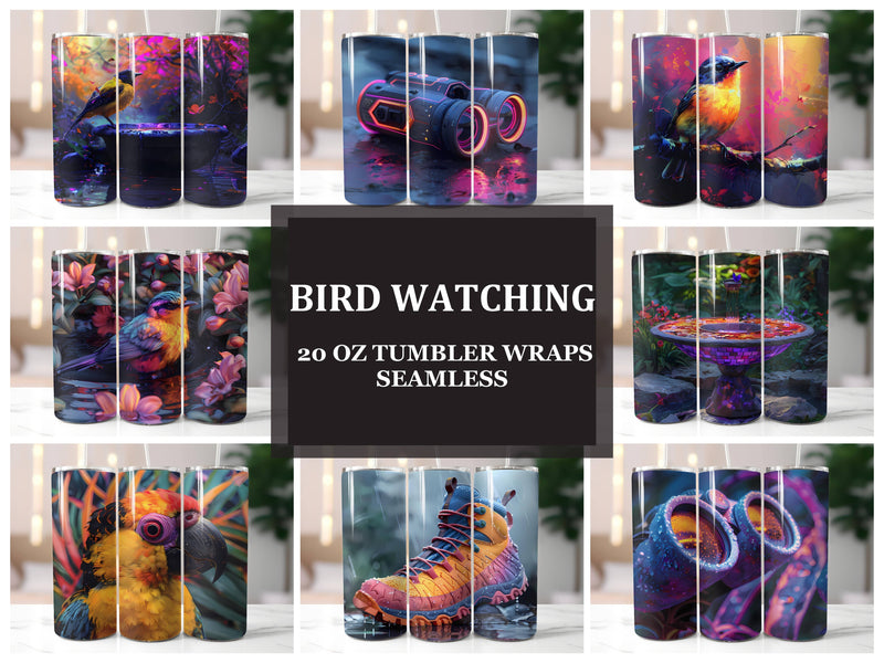 Bird Watching 6 Tumbler Wrap - CraftNest - Digital Crafting and Art