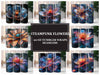 Steampunk Flowers Tumbler Wrap
