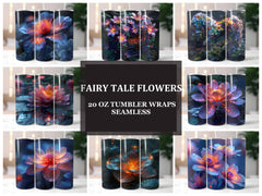 Fairy Tale Flowers Tumbler Wrap - CraftNest - Digital Crafting and Art