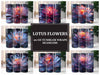 Lotus Flowers Tumbler Wrap