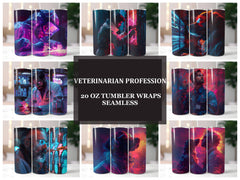 Veterinarian Profession 1 Tumbler Wrap - CraftNest - Digital Crafting and Art