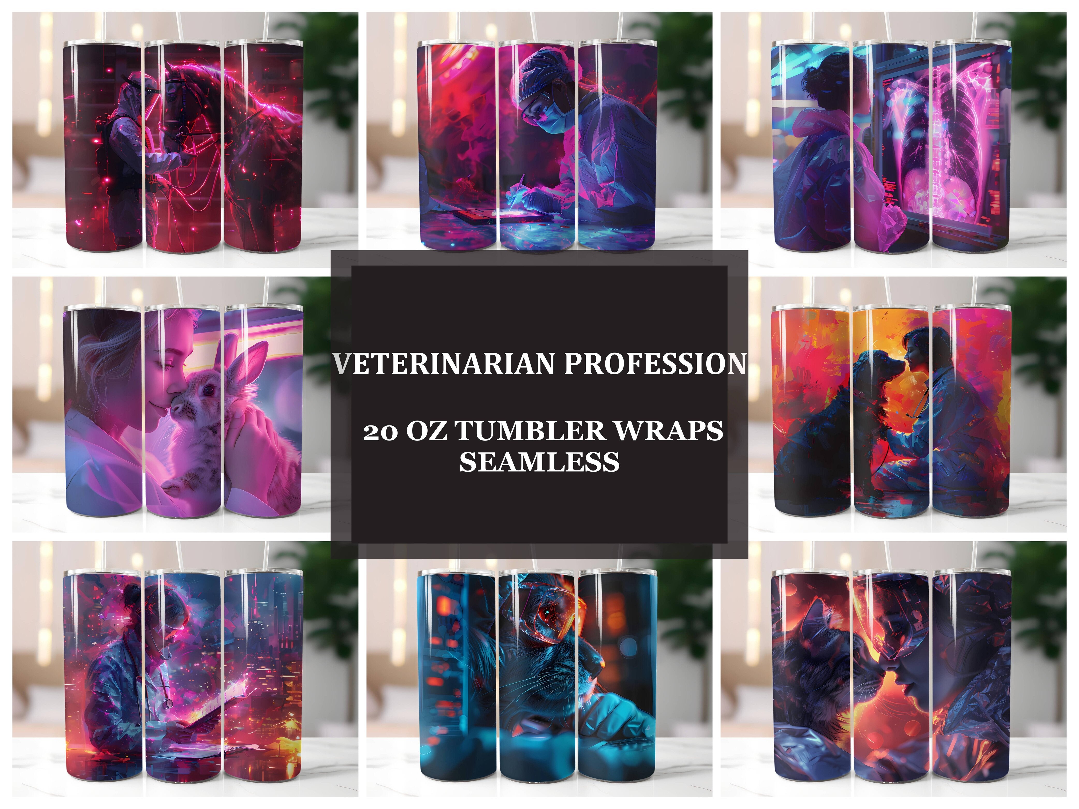 Veterinarian Profession 6 Tumbler Wrap - CraftNest - Digital Crafting and Art