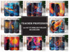 Teacher Profession 3 Tumbler Wrap