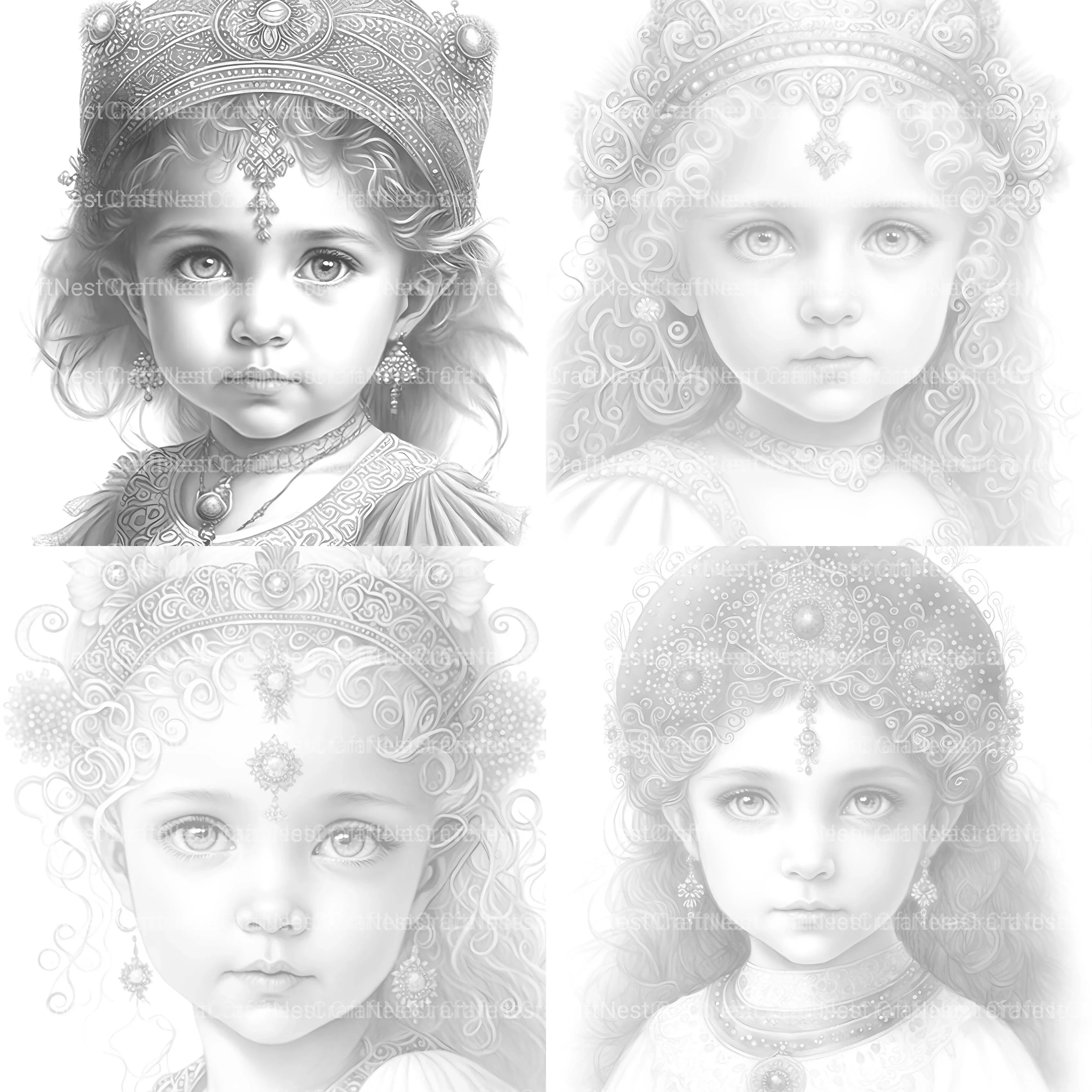 Aztec Girl Coloring Book - CraftNest - Digital Crafting and Art