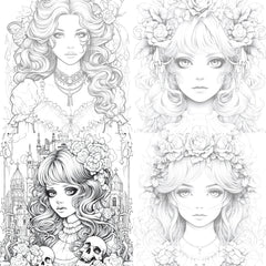 Little Princess Coloring Book - CraftNest - Digital Crafting and Art