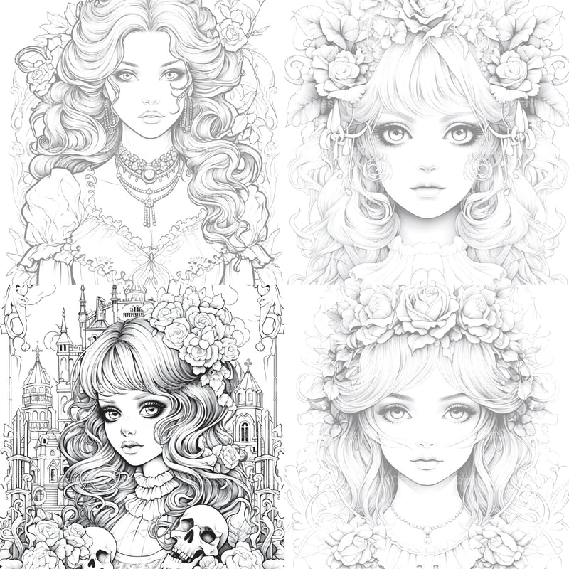 Little Princess Coloring Book - CraftNest - Digital Crafting and Art