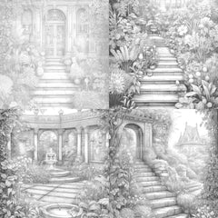 Secret Garden Coloring Book - CraftNest - Digital Crafting and Art