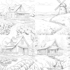 Country Life Coloring Book - CraftNest - Digital Crafting and Art