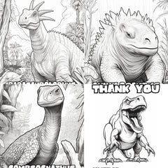 Kids Dinosaur Coloring Book - CraftNest - Digital Crafting and Art