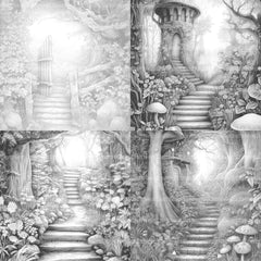 Forest Gate Coloring Book 2 - CraftNest - Digital Crafting and Art