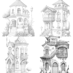 Turkish Tiny House Coloring Book - CraftNest - Digital Crafting and Art