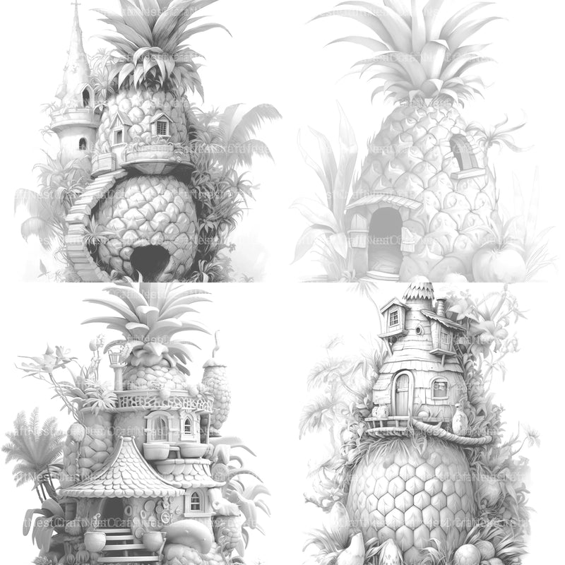 Fairy House Coloring Book - CraftNest - Digital Crafting and Art