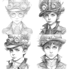 Young Woman Coloring Book - CraftNest - Digital Crafting and Art