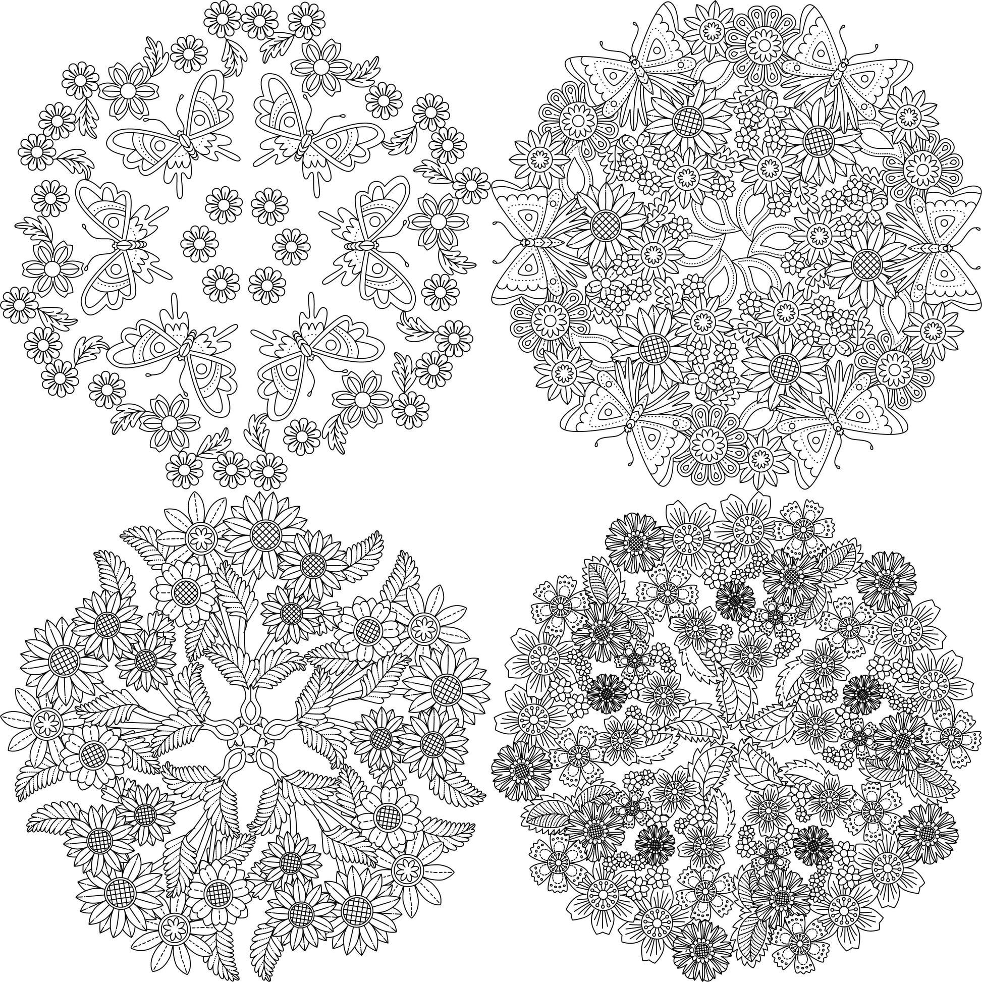 Colorist Heaven Garden Coloring Book - CraftNest - Digital Crafting and Art