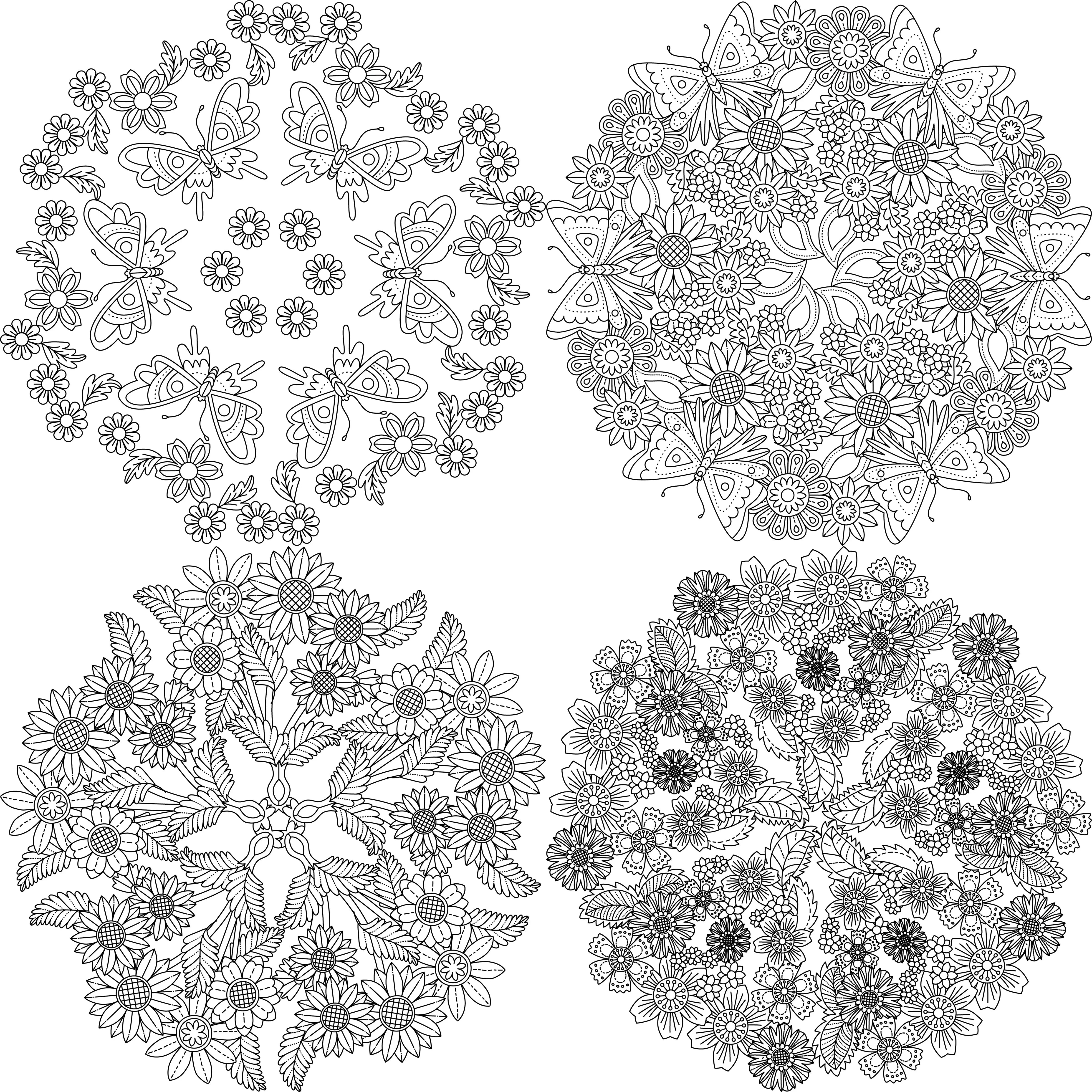 Colorist Heaven Garden Coloring Book - CraftNest - Digital Crafting and Art