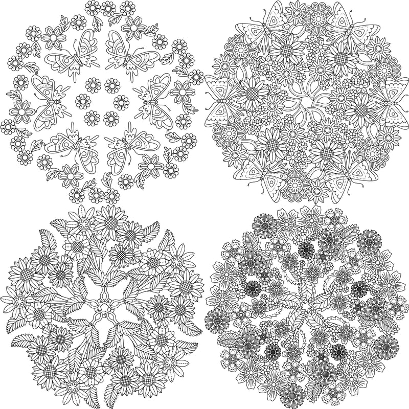 Colorist Heaven Garden Coloring Book - CraftNest - Digital Crafting and Art