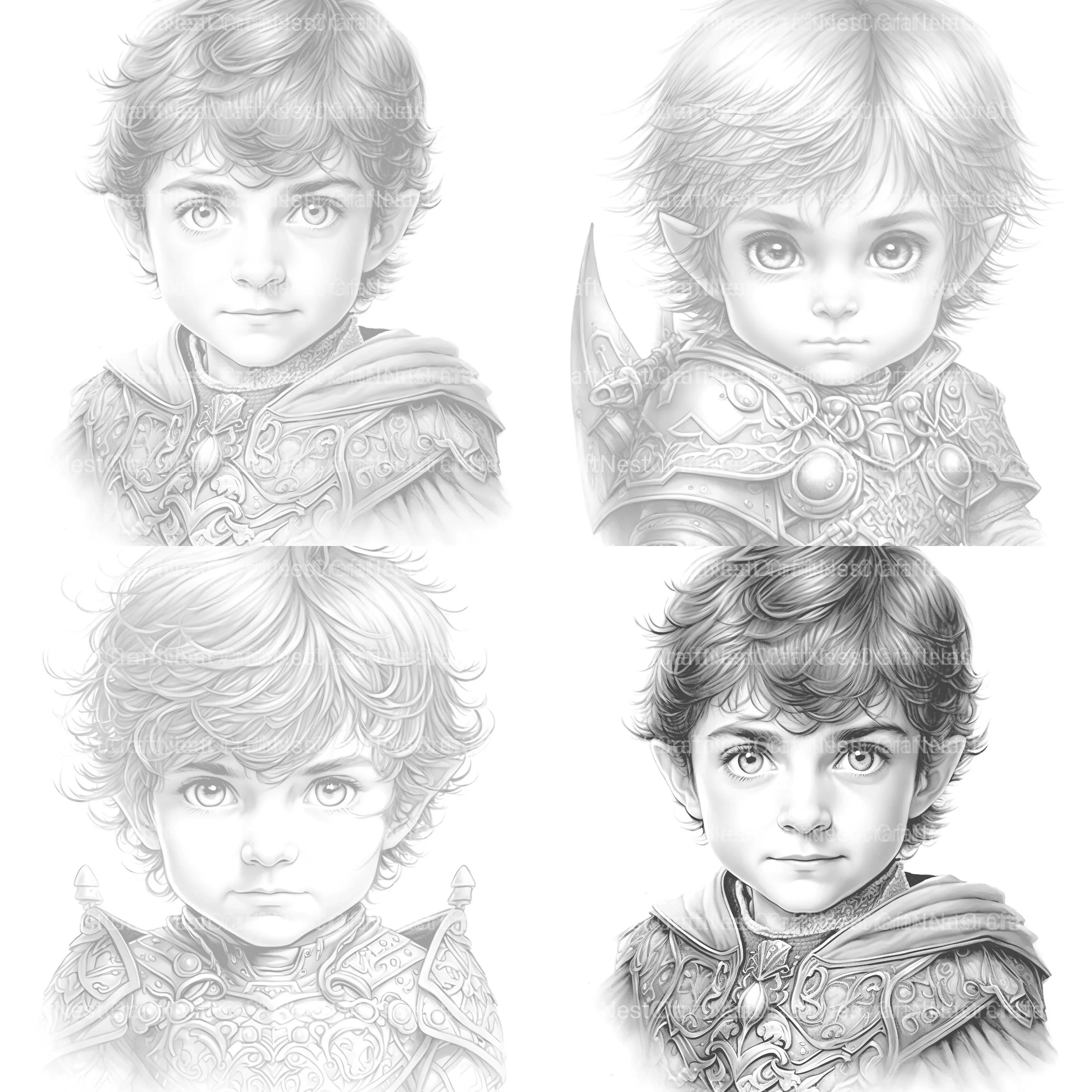 Steampunk Boy Coloring Book - CraftNest - Digital Crafting and Art