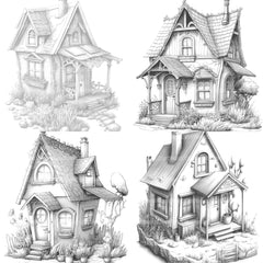 Ranch Tiny House Coloring Book - CraftNest - Digital Crafting and Art