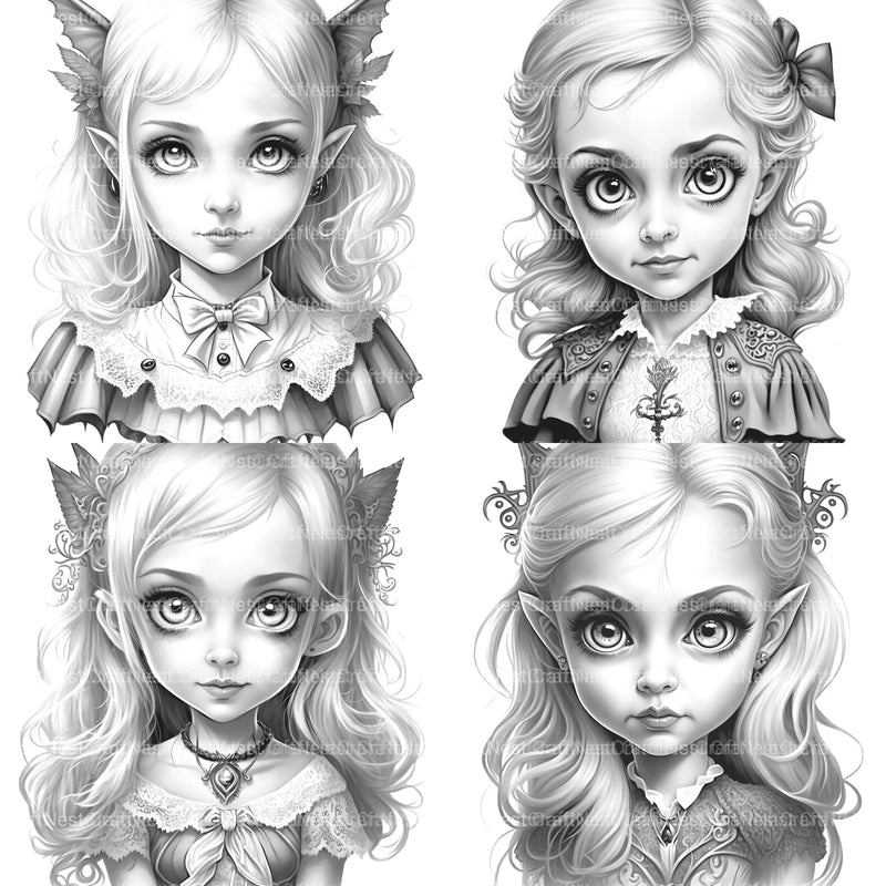 Little Witch Coloring Book - CraftNest - Digital Crafting and Art