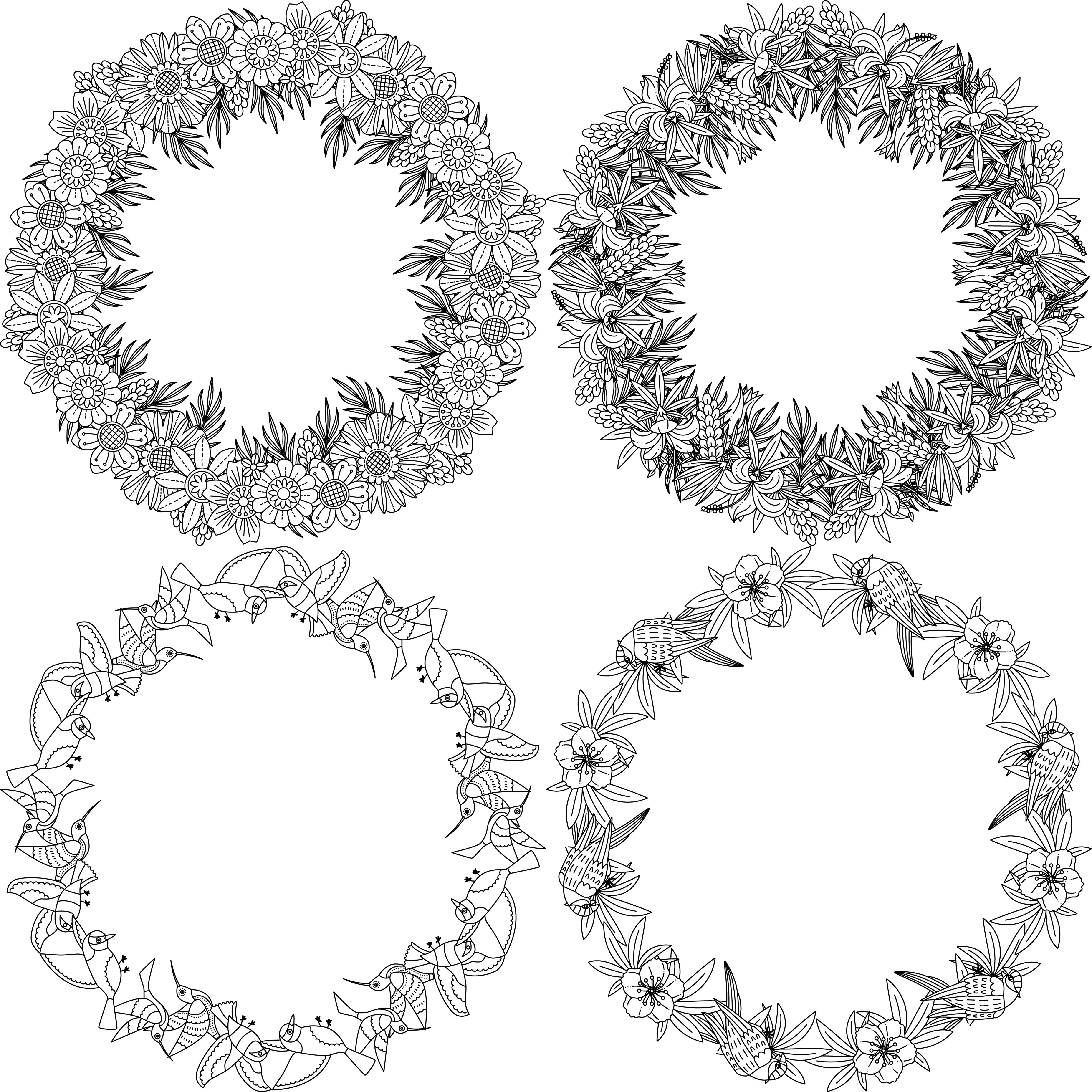 Colorist Heaven Frame Coloring Book - CraftNest - Digital Crafting and Art