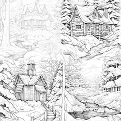 Winterland Coloring Book - CraftNest - Digital Crafting and Art