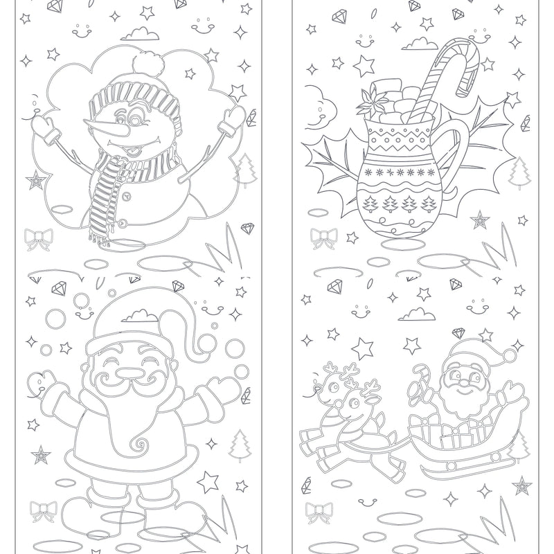 Kids Christmas Coloring Book 3 - CraftNest - Digital Crafting and Art
