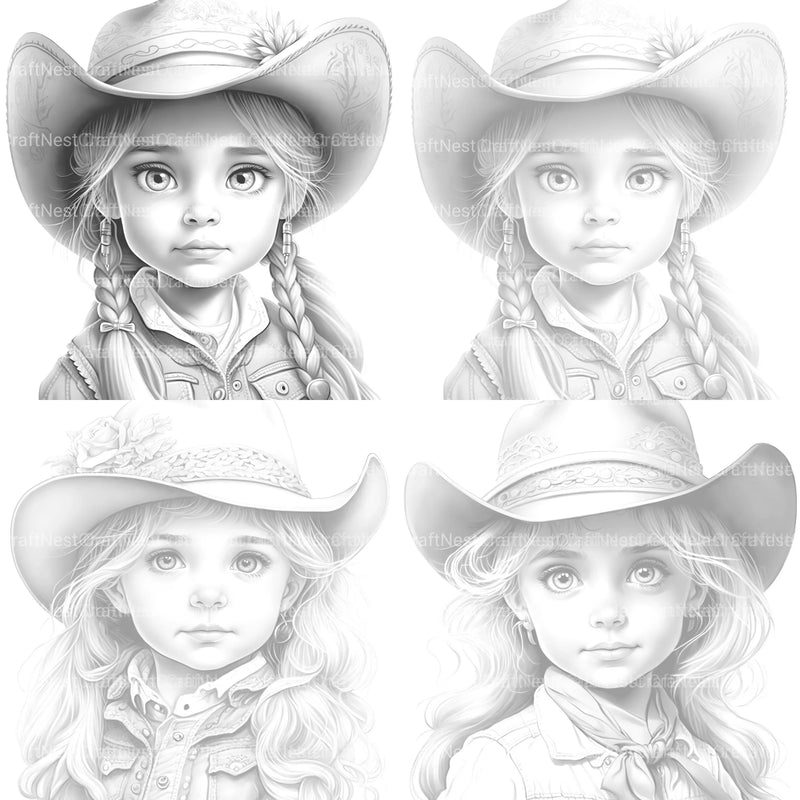 Flower Girl Coloring Book 2 - CraftNest - Digital Crafting and Art