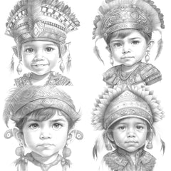 Babarian Boy Coloring Book - CraftNest - Digital Crafting and Art