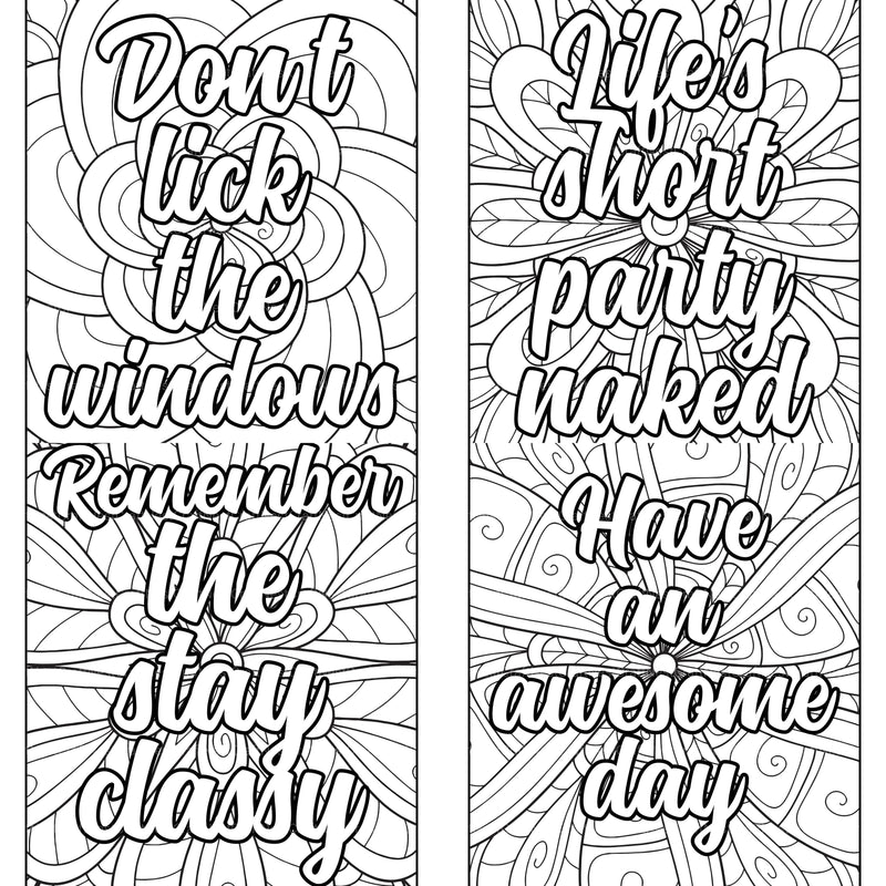 Motivational Quotes Coloring Book 12 - CraftNest - Digital Crafting and Art