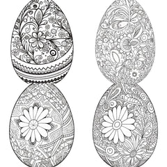 Mandala Egg Coloring Book - CraftNest - Digital Crafting and Art