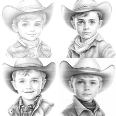 Cowgirl Coloring Book - CraftNest - Digital Crafting and Art