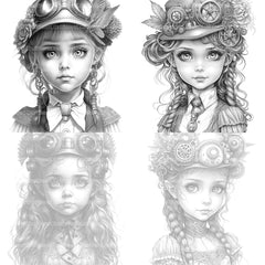 Victorian Boy Coloring Book - CraftNest - Digital Crafting and Art