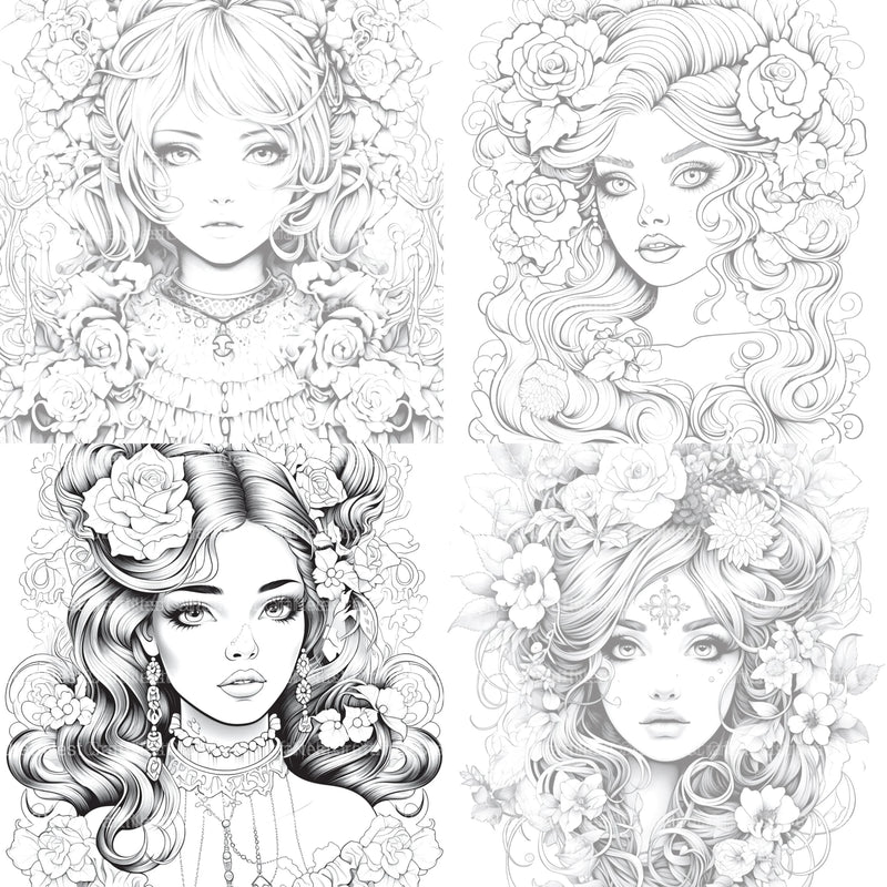 Little Princess Coloring Book - CraftNest - Digital Crafting and Art