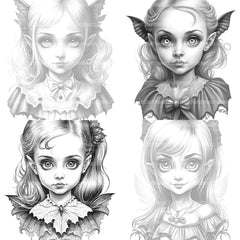 Little Witch Coloring Book - CraftNest - Digital Crafting and Art