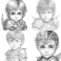 Steampunk Boy Coloring Book - CraftNest - Digital Crafting and Art