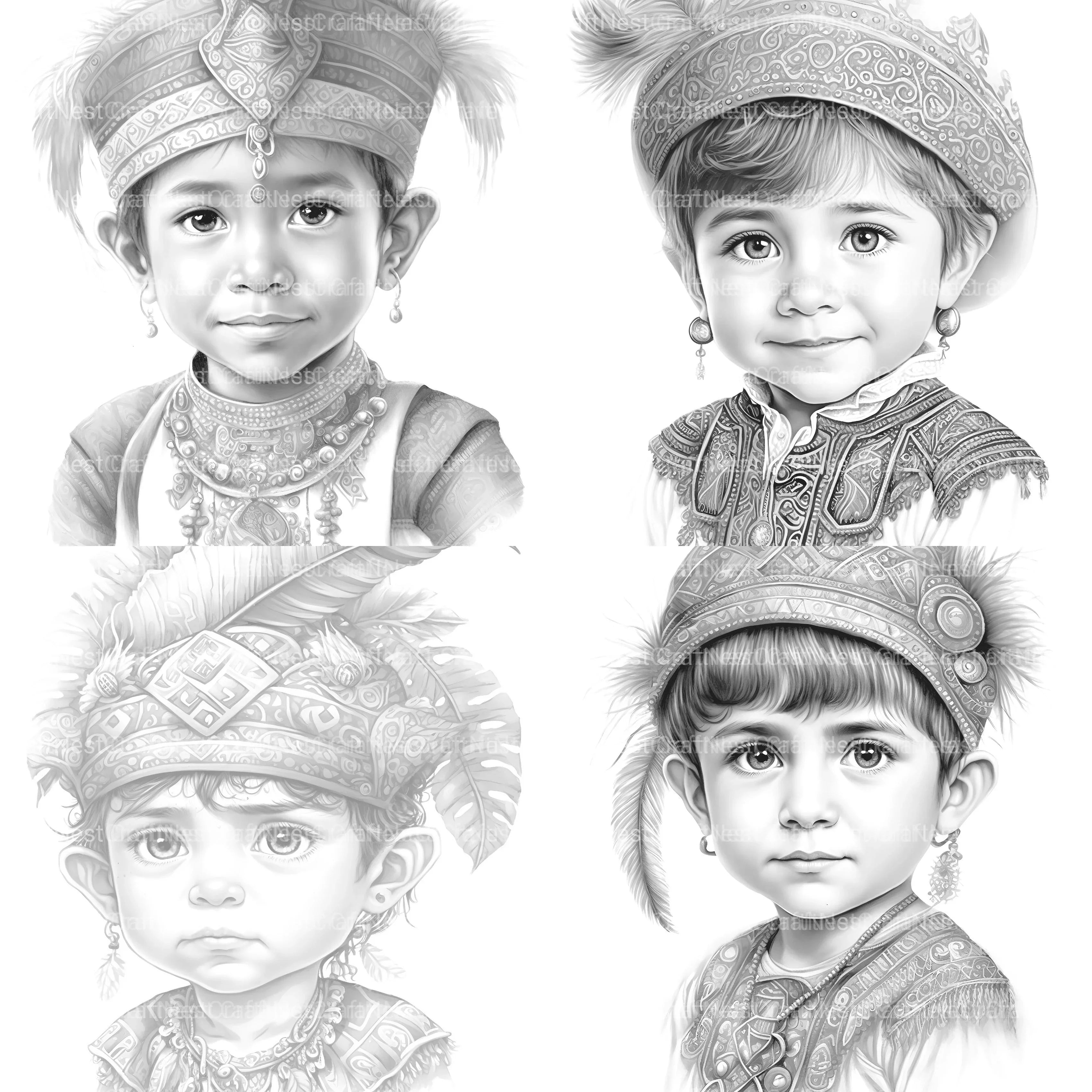 Princess Coloring Book - CraftNest - Digital Crafting and Art