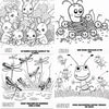 Bilingual Numbers Garden Coloring Book