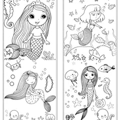 Mermaids Coloring Book - CraftNest - Digital Crafting and Art